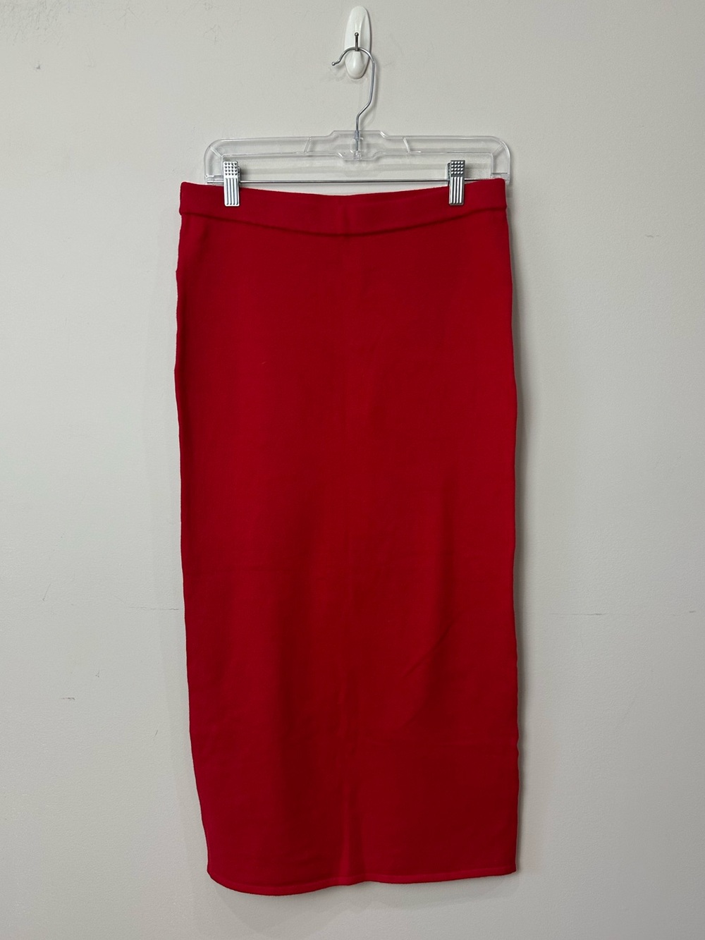 Gap Stretch Midi Skirt Modern Red TALL - Picture 3 of 6